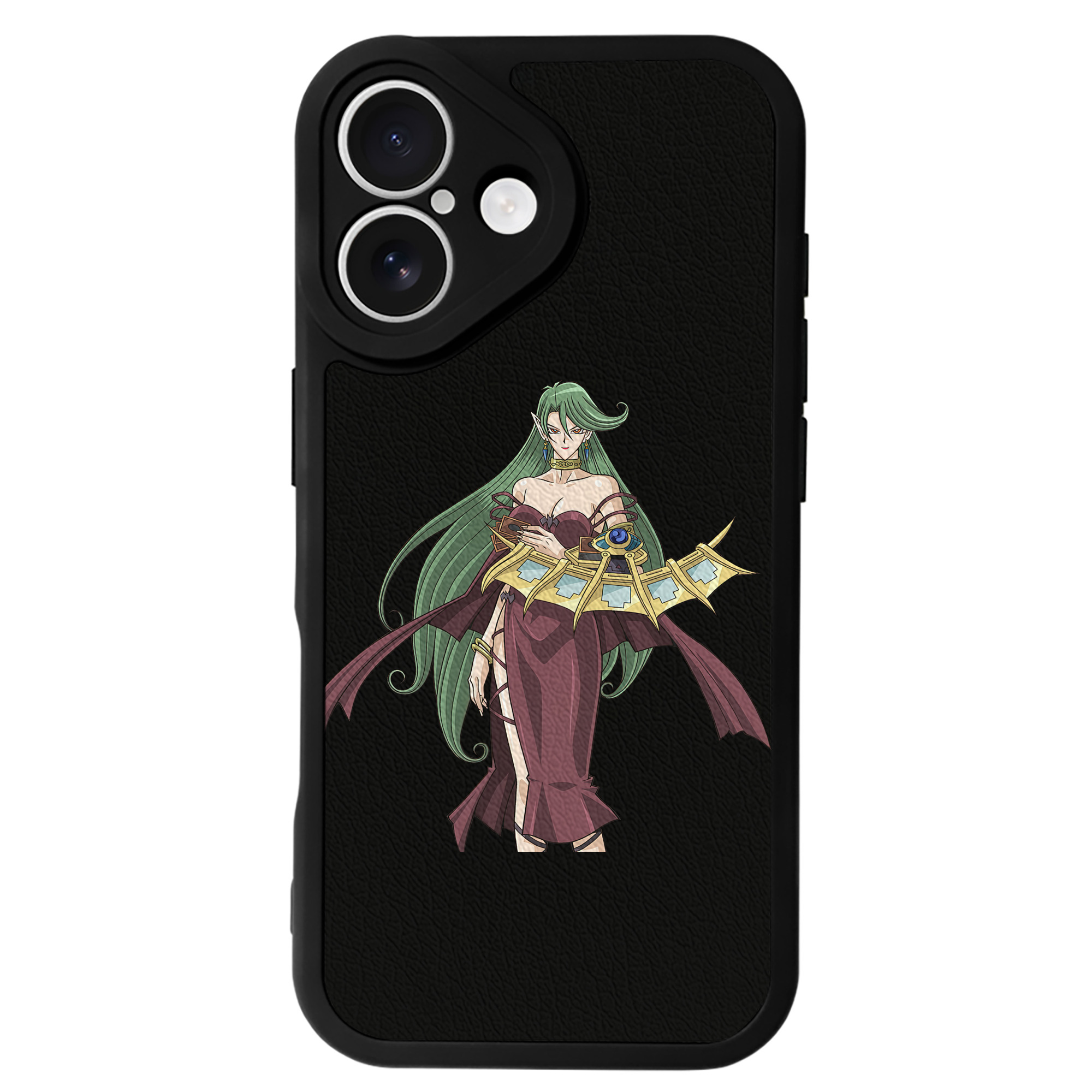 遊☆戯☆王 Yu-Gi-Oh! 【iPhone 16シリーズ対応】シリコンスマホケース（レザー調） 材質：シリコン